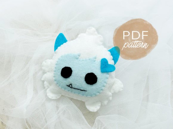 Baby Yeti Monster Felt Sewing Pattern: A Practical Guide for Hand-Sewn Toy Creation