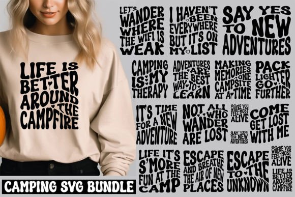 Camping SVG Bundle for Creative Projects