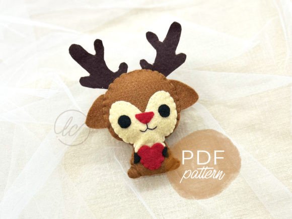 Creating a Baby Reindeer Felt Sewing Pattern: A Step-by-Step Guide for Handmade Toy Enthusiasts