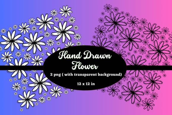 Hand Drawn Flower PNG: A Versatile Asset for Creative and Professional Projects