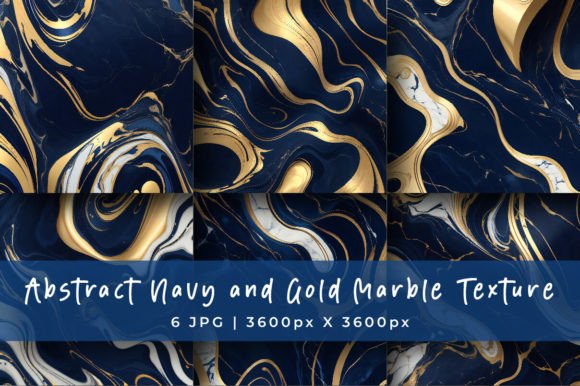 Luxury Navy Blue and Gold Digital Paper: Elevate Your Designs with Elegance