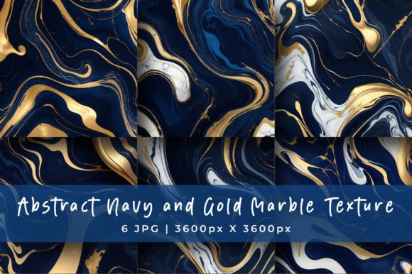 Luxury Navy Blue and Gold Digital Papers for Sophisticated Design Projects