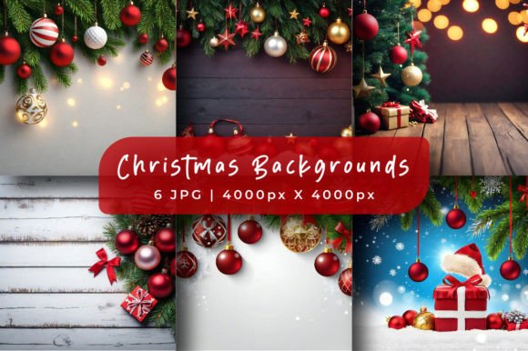 Merry Christmas Backgrounds: Elevate Your Festive Creations with Digital Papers