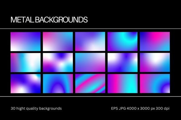 Metal Gradient Backgrounds Bundle