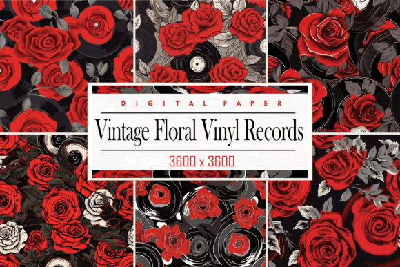 Vintage Floral Vinyl Records: A Timeless Blend of Style and Sound
